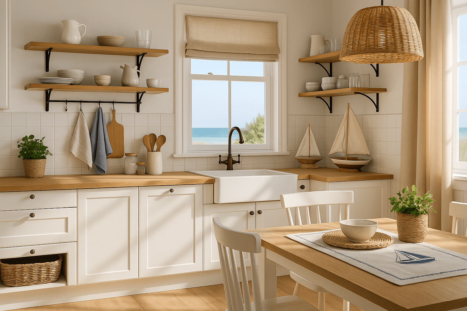 Küche mit Seebrise